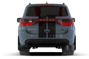 Dodge Durango Mud Flap - Rally Armor - UR Black Flap/Red Logo - Black - `16-`25 Dodge Durango Mud Flap - Rally Armor - UR Black Flap/Red Logo - Black - `16-`25